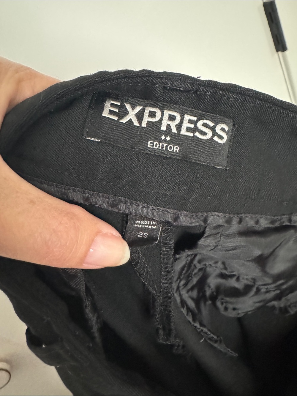 Express Editor Black Dress Pants
